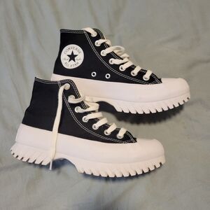 Converse Black and White Chunky High-Tops